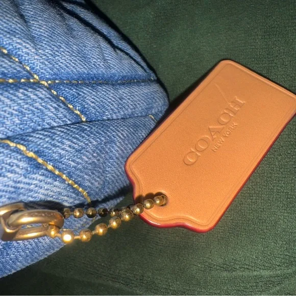 Coach Quilted Denim Tabby 20 Bag - Picture 8 of 13